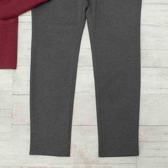 Chico's So Slimming Gray Ponte Straight Leg Pants size 10 - Picture 3 of 7
